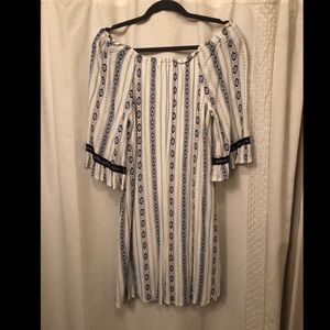 Boho off the shoulder dress